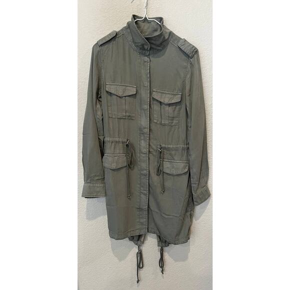 WASH LAB DENIM Road Trim Split Hem Zip-Up Jacket Size XS - Picture 12 of 12